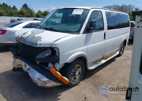 2008 Chevrolet Express Ls from USA, damaged, VIN 1GAHG35K981127449